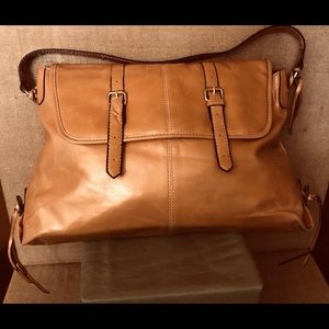 Large gold handbag